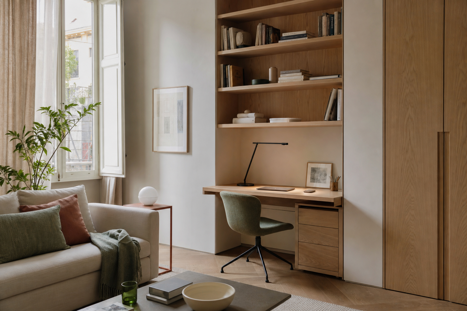 Angolo studio in casa
